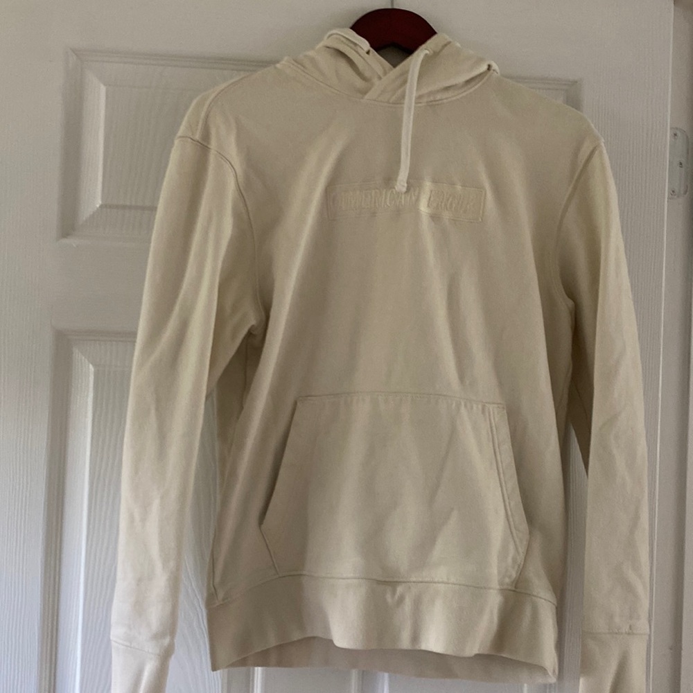 American Eagle outfitters ivory hoodie
